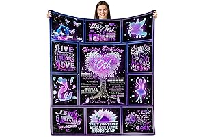 10 Year Old Girl Blanket Birthday Gifts