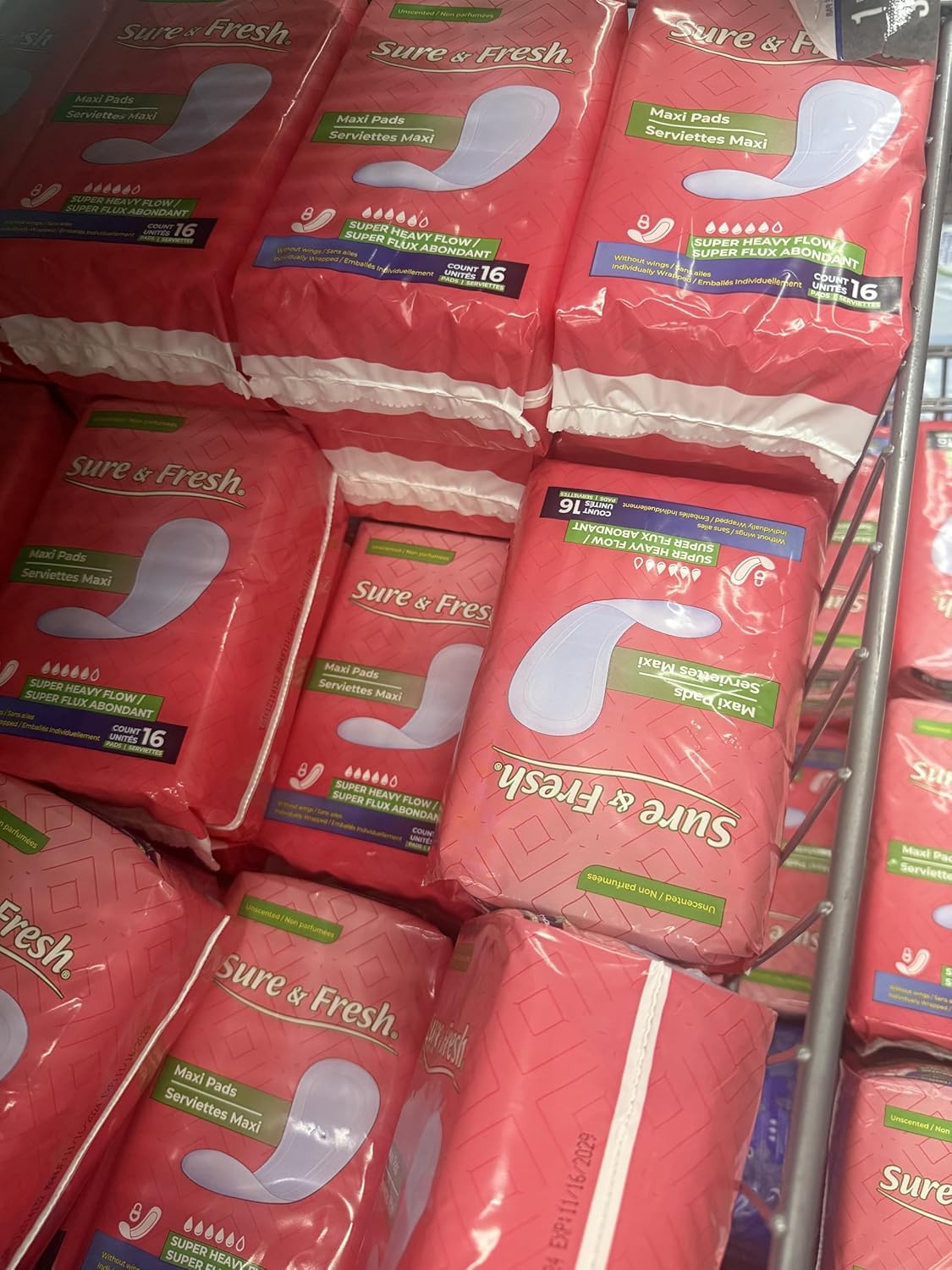 Sure & Fresh Maxi Pads (Pack of 3).