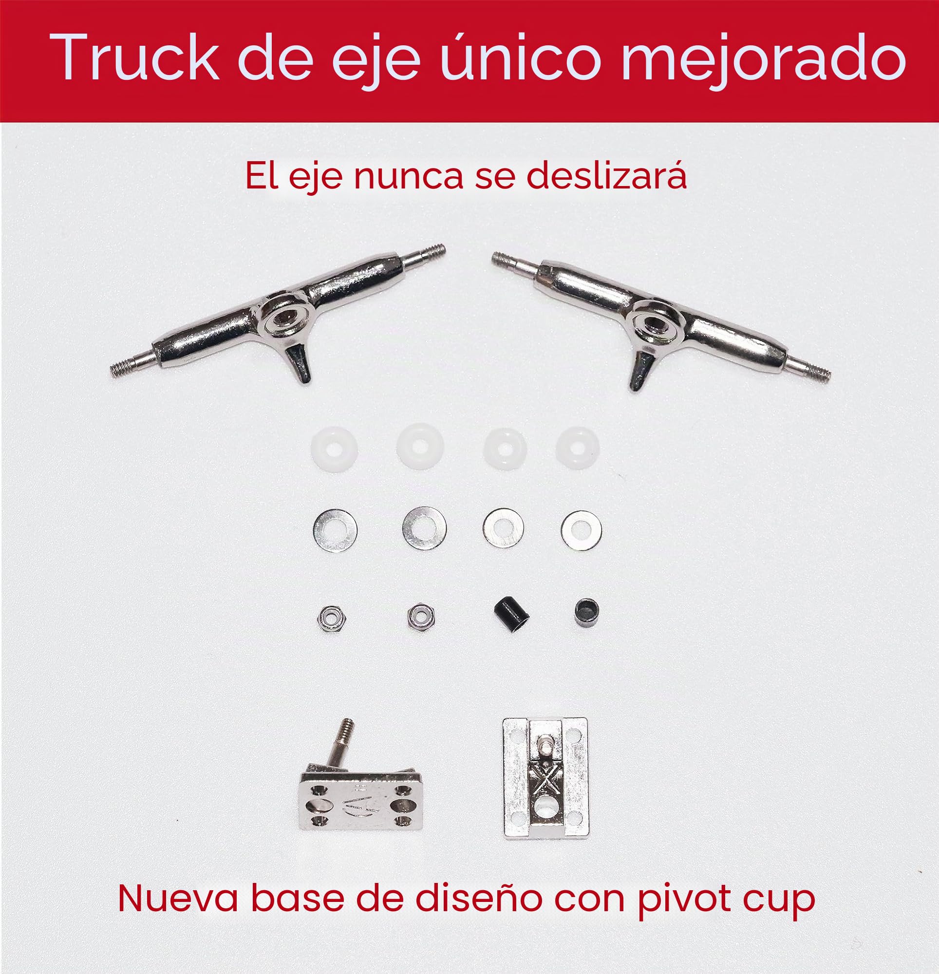 Monopatín de dedos profesional de madera de 34 mm, ruedas de remolino CNC, muerte