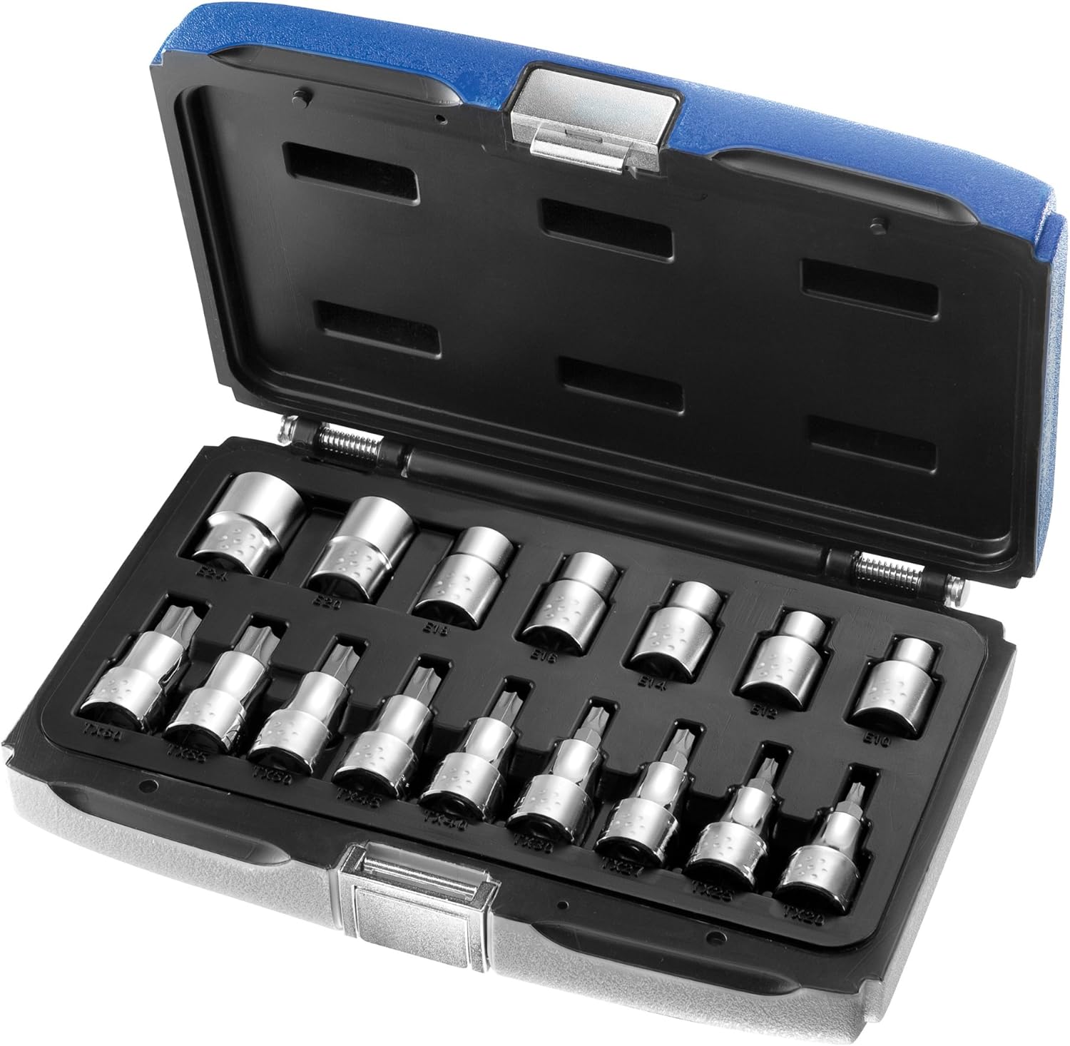 Britool Expert by Stanley E032907B 1/2inch Torx Socket Drive Set (16