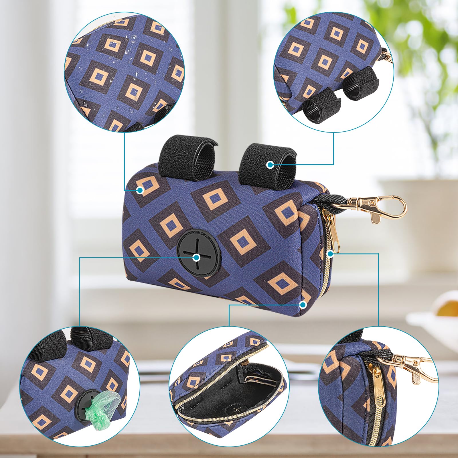 Monsully Fabric Poo Bag Dispenser - Image 3