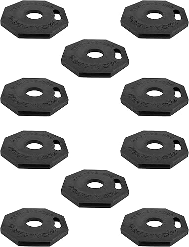 Miniatura 9 de RK DPOST2T - Poste de delineador portátil de polietileno con base de goma octogonal de 13 libras, 42 pulgadas de altura, naranja