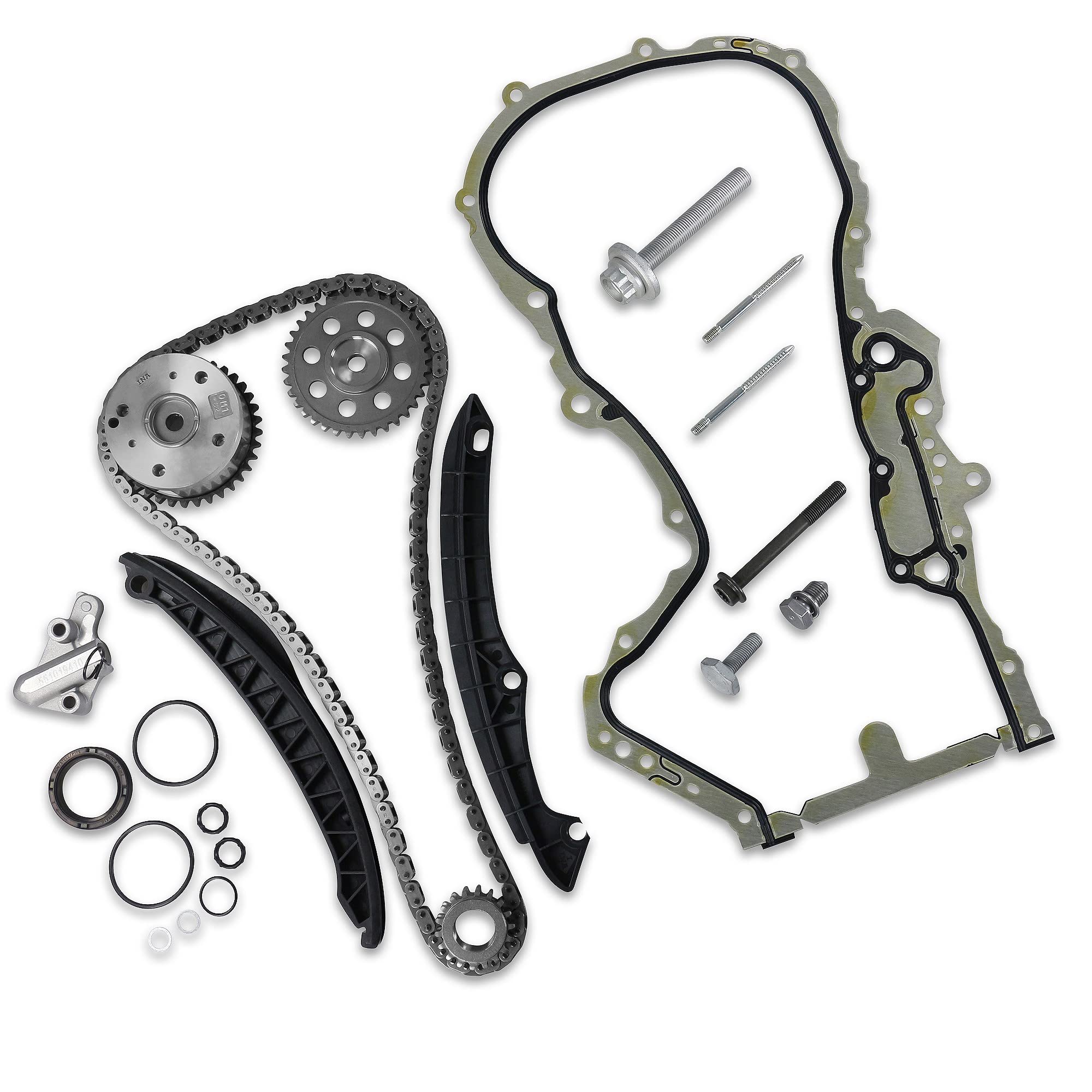 INA 559 0154 30 Steuerkettensatz Steuerkette Kette geschlossen 130 Kompatibel mit VW GOLF VI 5K1 03C105209AQ 03C105209AR 03C109088E