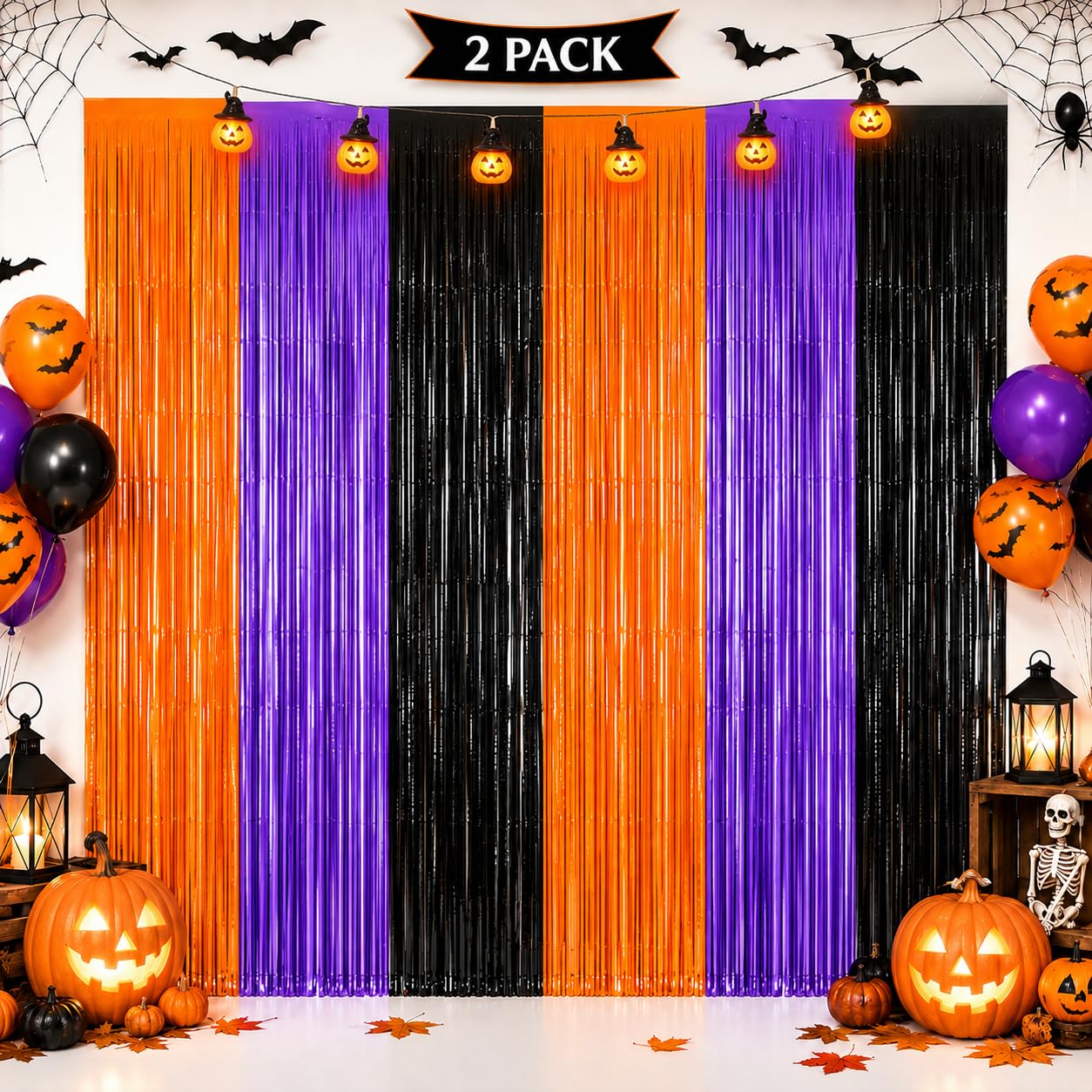 Blue Fringe Backdrop - Birthday Party Decorations -16 Blue Fringe Backdrop - Birthday Party Decorations -16