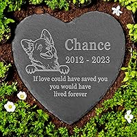 Vista 20 de Dachshund Memorial, Dachshund Memorial Stone, Pérdida de Dachshund, recuerdo conmemorativo de perro salchicha, en memoria amorosa perro salchicha