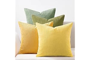 Topfinel Decorative Throw Pillow Covers 18x18 Inches