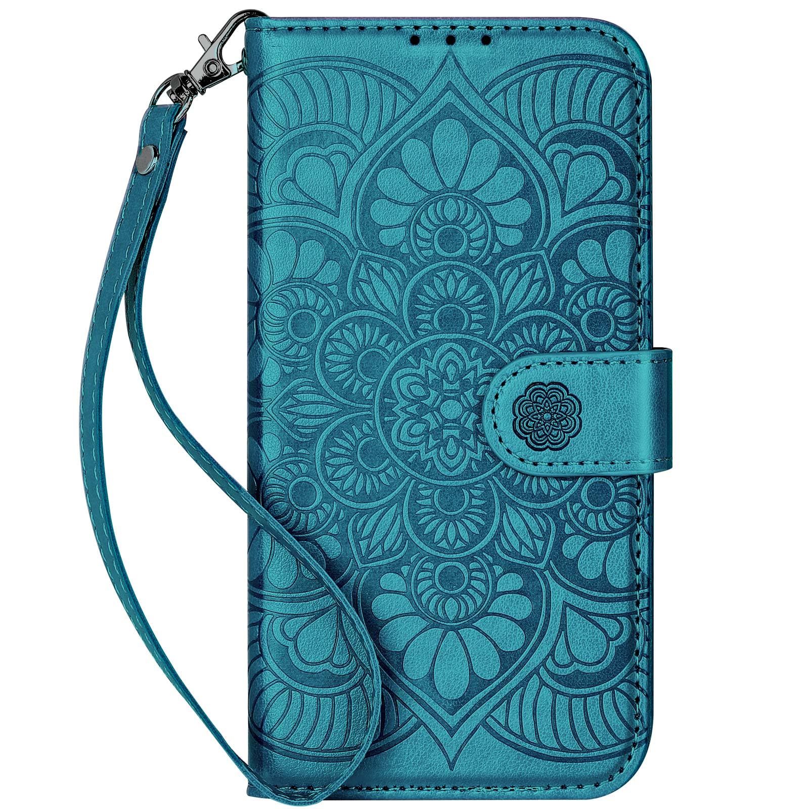 Ateeky Wallet Case for iPhone 14 Pro Max,[RFID Blocking] 3 Card Holder Stand with Credit Card Slot PU Leather Magnetic Protective Flip Cover for