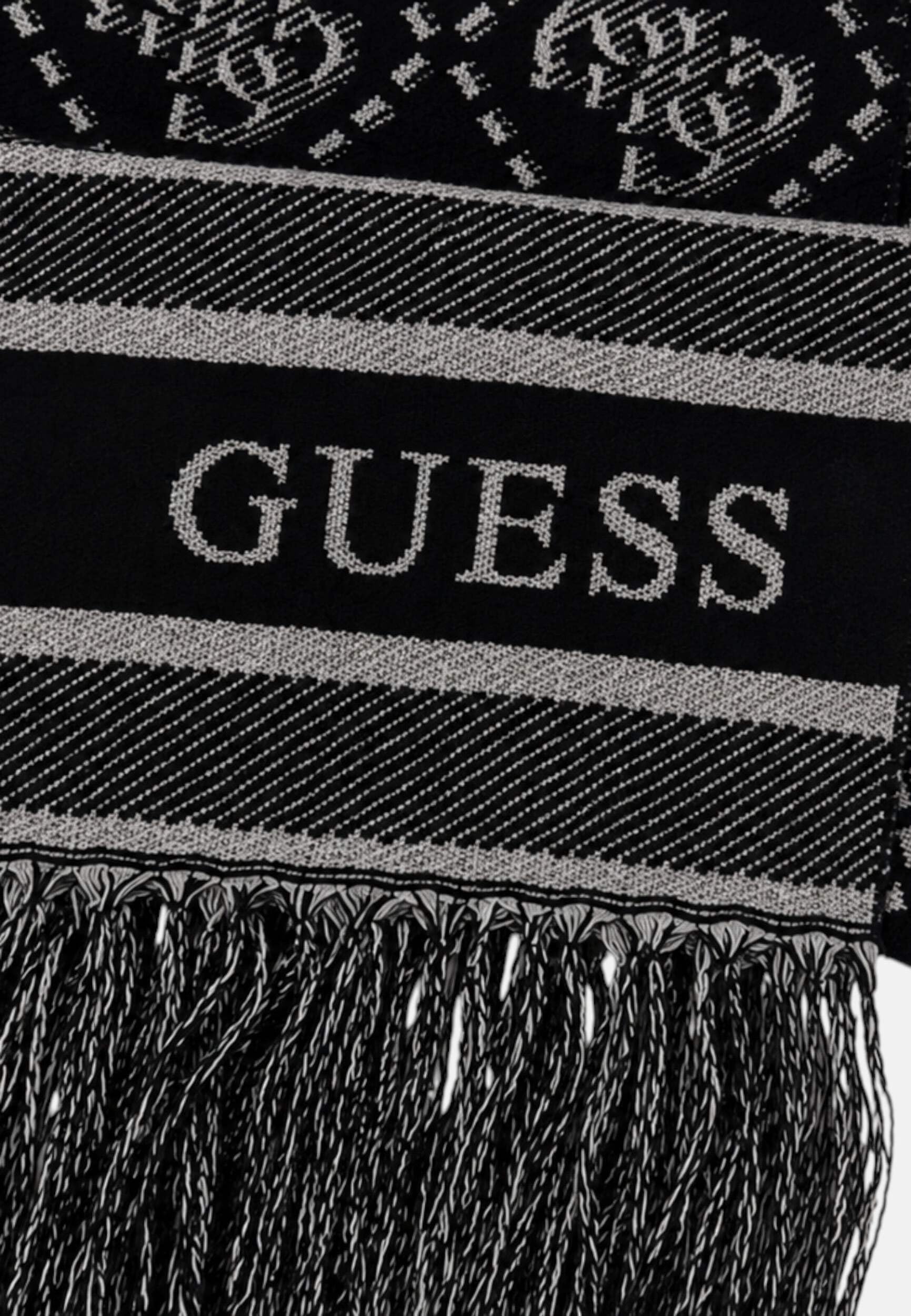 GUESS Écharpe jacquard pour femme 65 x 190 cm