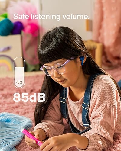 Miniatura 3 de Belkin SoundForm Nano 2 Auriculares Bluetooth para niños con micrófono integrado, batería de 28 horas, volumen seguro de 85 dB, resistencia al agua