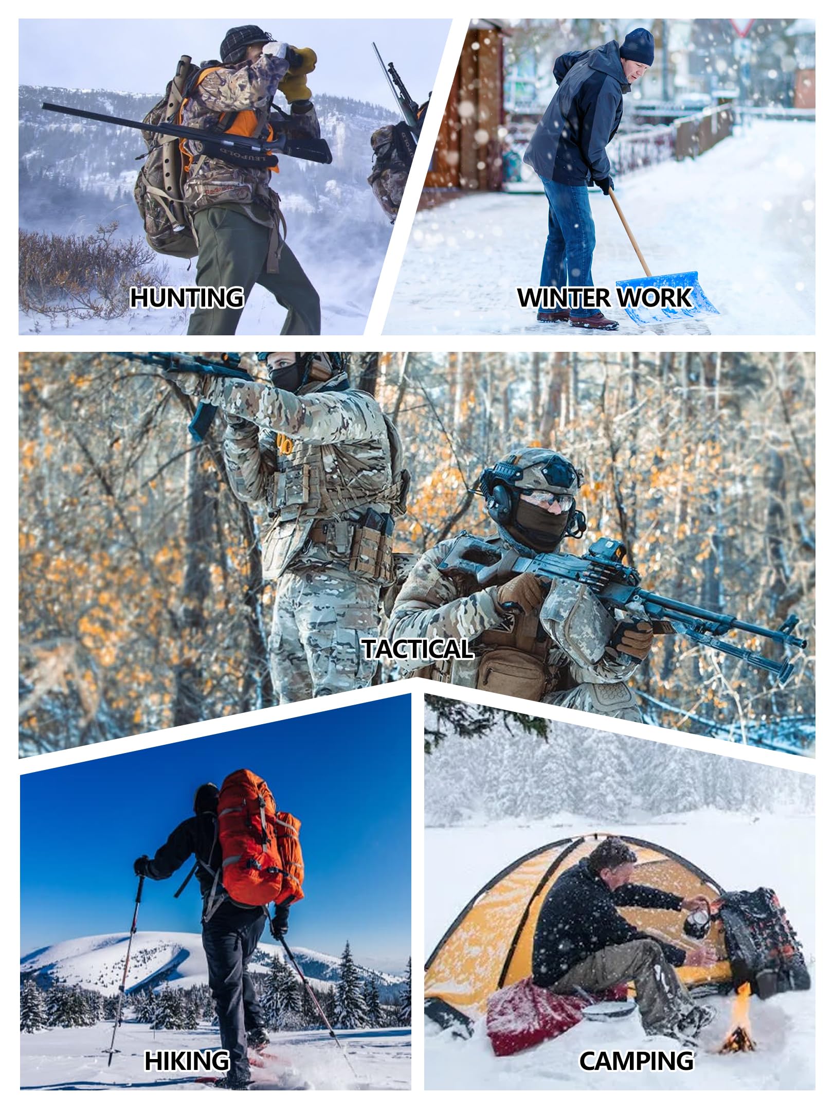 Pantaloni tattici da uomo foderati in pile isolati invernali cargo termici pantaloni da lavoro da uomo pantaloni da trekking per la stagione fredda