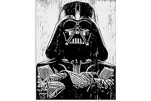 Stupell Industries Black and White Star Wars Canvas