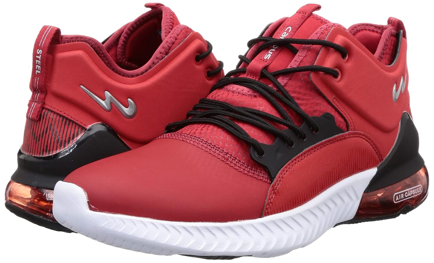 campus steel running shoes