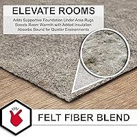 Vista 3 de Mohawk Home Almohadilla para Alfombra Impermeable de 6' x 9' Antideslizante Apta para Mascotas A Prueba de Derrames Cojín de Fieltro Reversible +