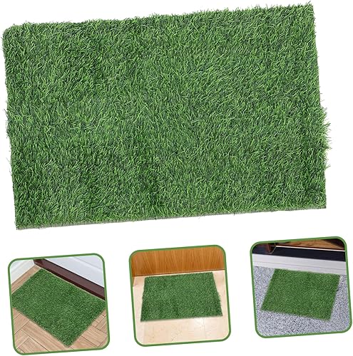 Miniatura 7 de Happyyami 3pcs Turf Floor Mat Carpet Lawn Artificial Turf Outdoor Rug Artificial Grass for Dogs Gazon Aquarium Turtle Tank Grass Tiles Artificial
