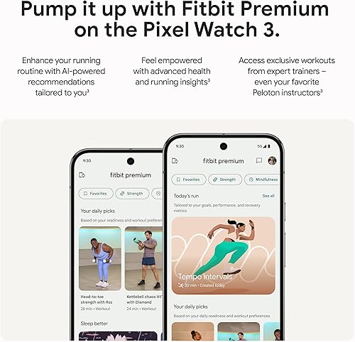 Miniatura 8 de Google Pixel Watch 3 (1.77 pulgadas) modelo 2024  Reloj inteligente Android, seguimiento de frecuencia cardíaca, Fitbit Advanced Running, Fitness