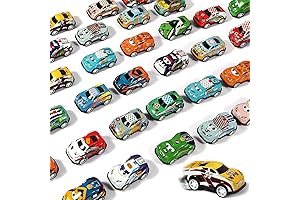 36 Pack Mini Pull Back Cars - Perfect Party Favors for Kids Ages 4+