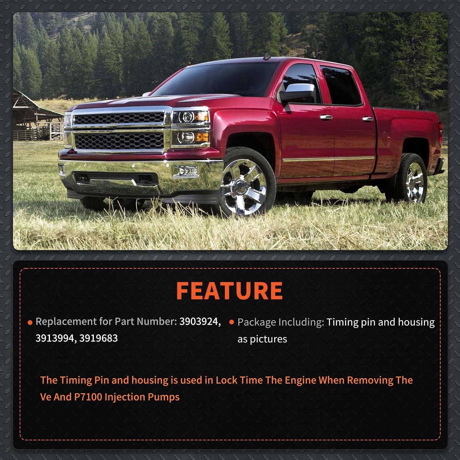 labwork Timing Pin and Housing Replacement for Cummins C Series B Series Replacement for 3903924 3913994 3919683