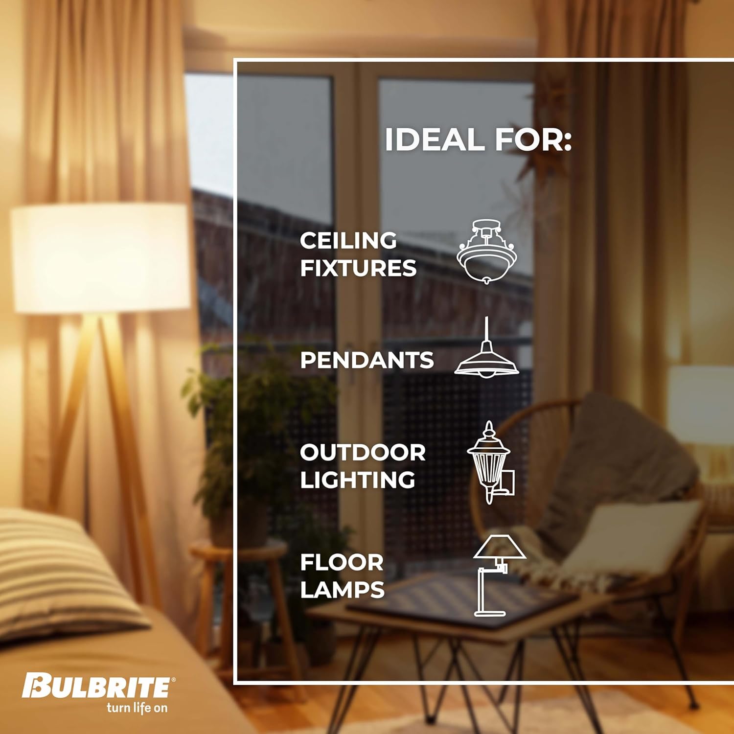 Bulbrite 776768 Light Bulb, 1 Count (Pack of 1), Clear (1)