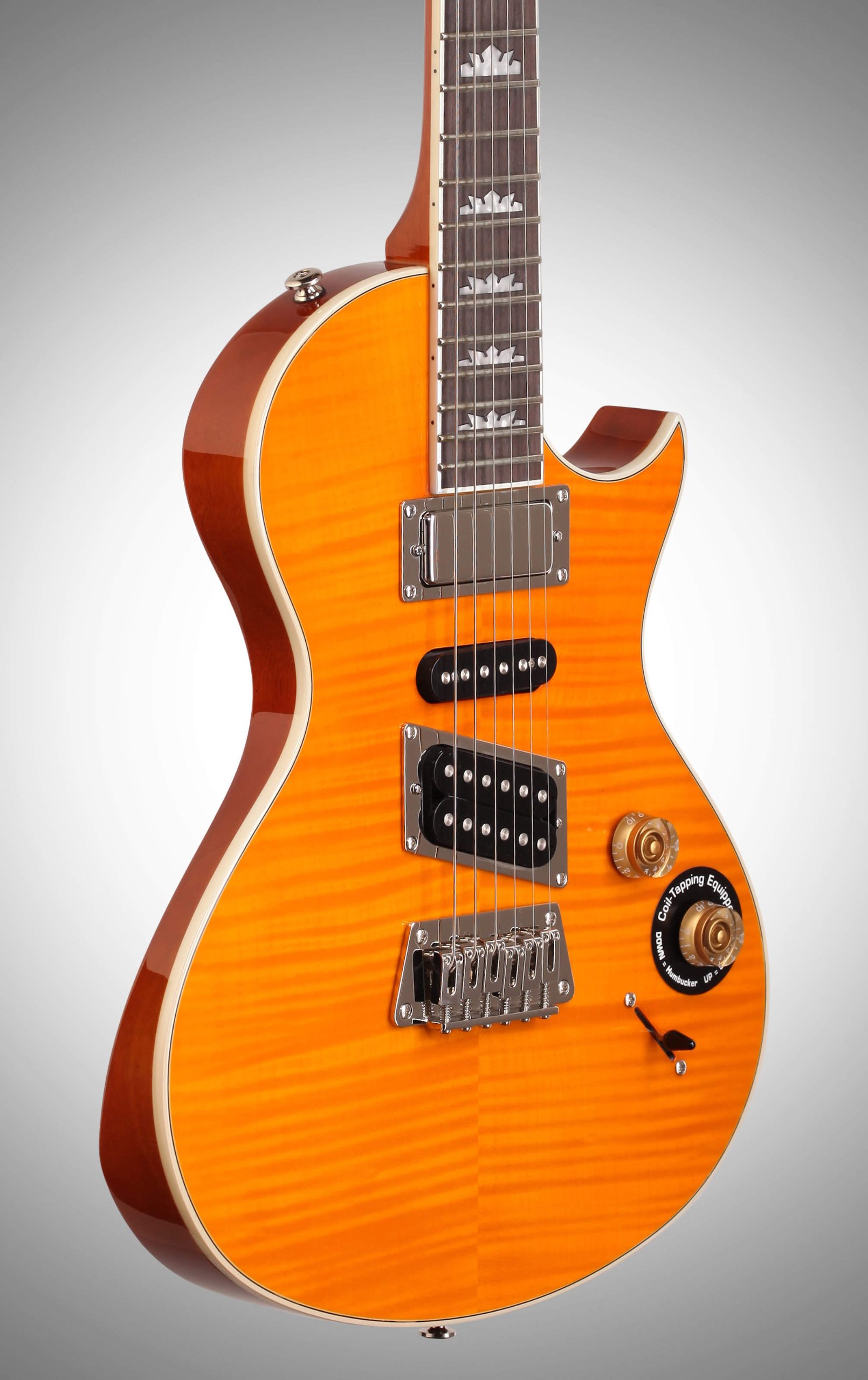 Epiphone Nighthawk Custom Reissue guitarra eléctrica, ámbar (Trans