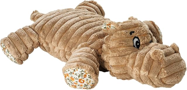 HUNTER HUGGLY AMAZONAS HIPPO zabawka dla psa, plusz, hipopotam, 28 cm, beżowy