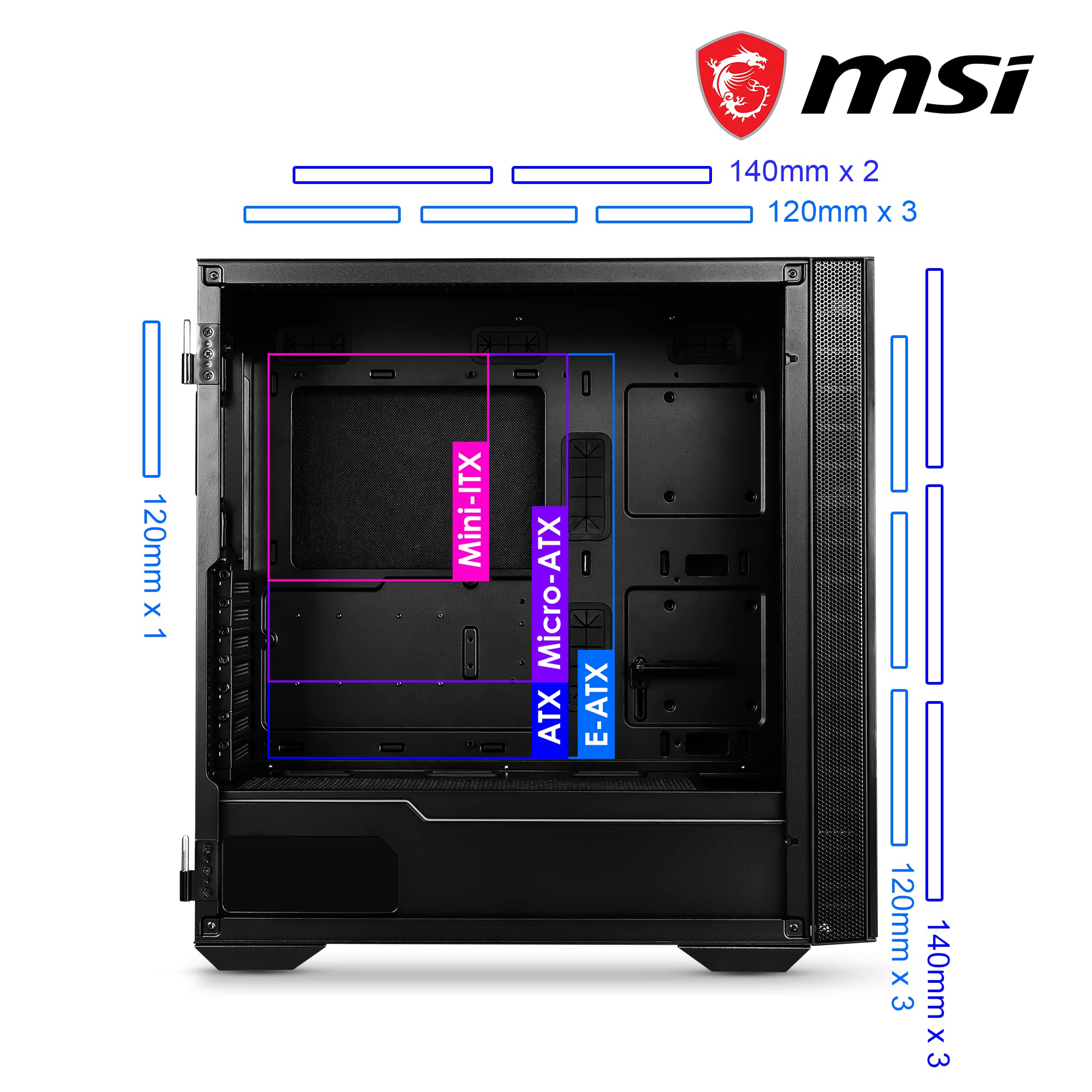 MSI QUIETUDE 100S ATXケース MSI MPG QUIETUDE 100S (ATX) | Powered by MSI – MSI Store | Malaysia