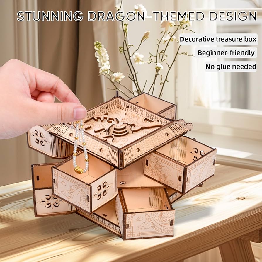 WOODSUM ❤️木製3D パズル スマートフォンテレビDIYキット 大人用 51eALv1soxL.jpg_BO30,255,255,