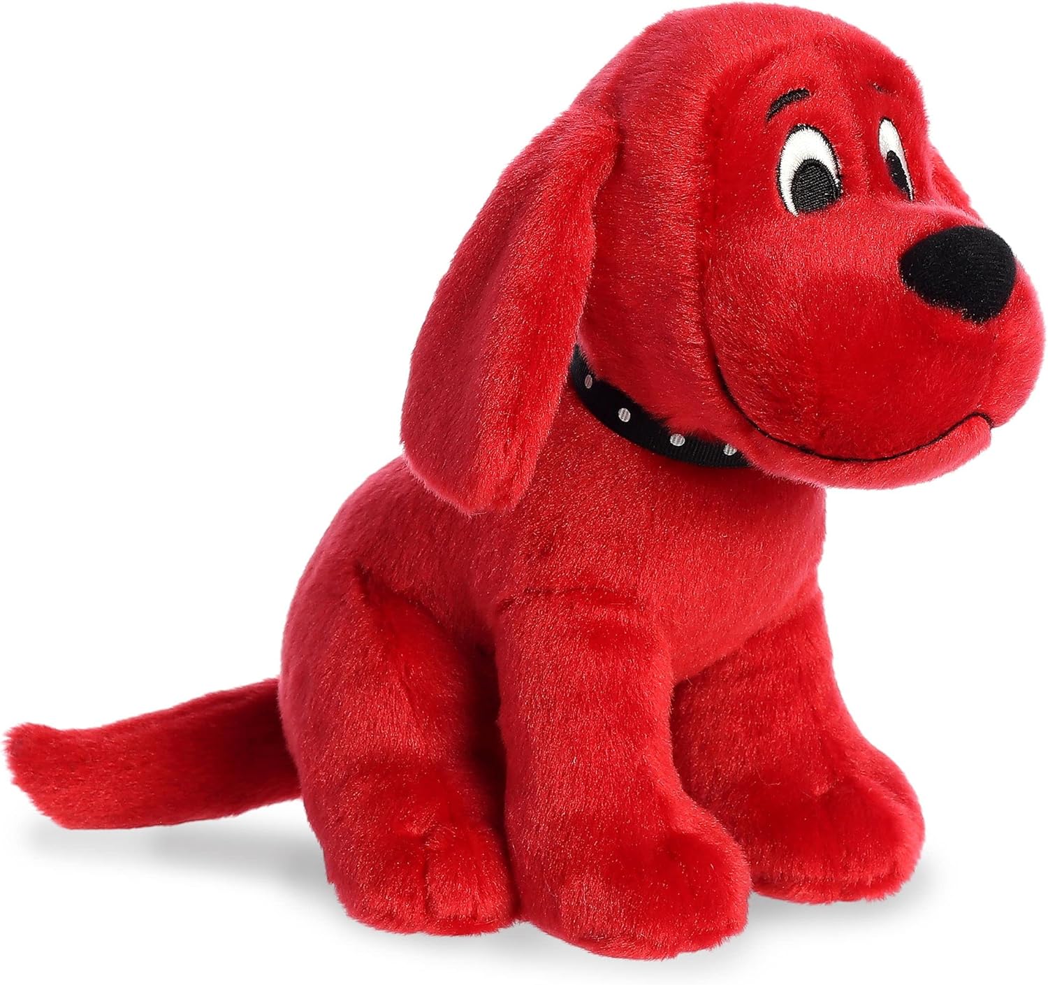 Aurora® Playful Clifford® Sitting Clifford Stuffed Animal - Childhood Nostalgia - Lasting Companionship - Red 8 Inches