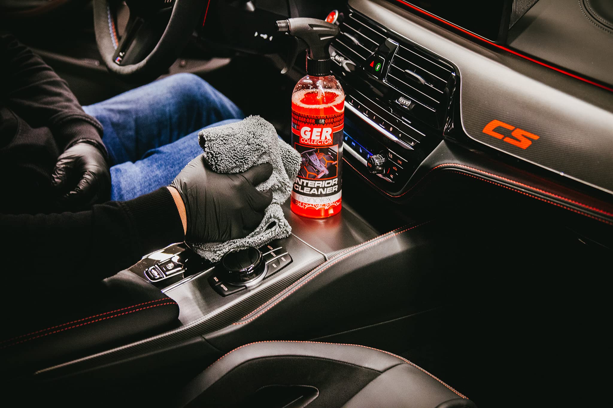 GERcollector made by Nanolex Wasch Set für Auto und Motorrad (Wash 750ml - Foam 750ml - Rim 750ml - Interior 750ml)