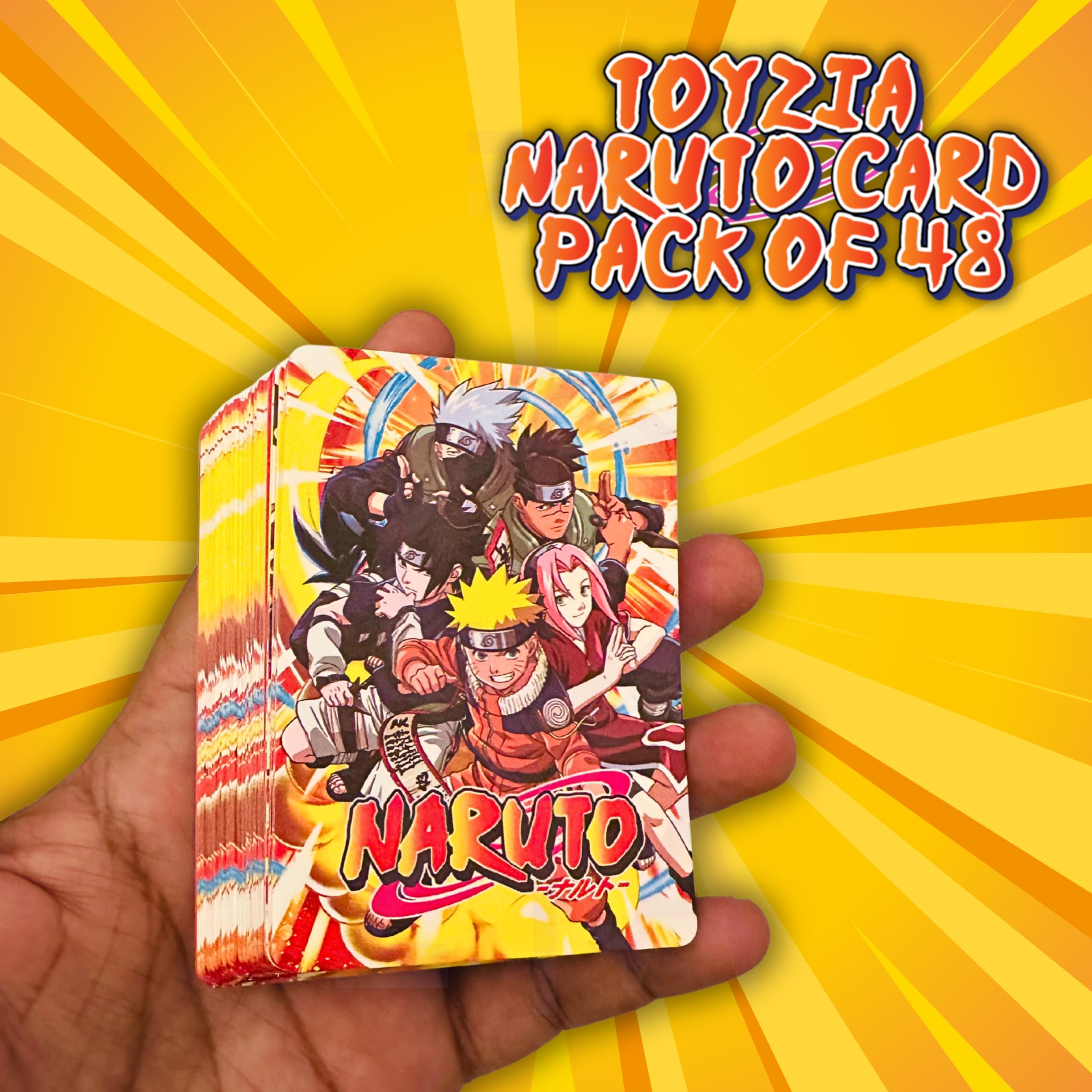 Toyzia Naruto Trading Cards – 48 3D Printed Anime Cards in 6