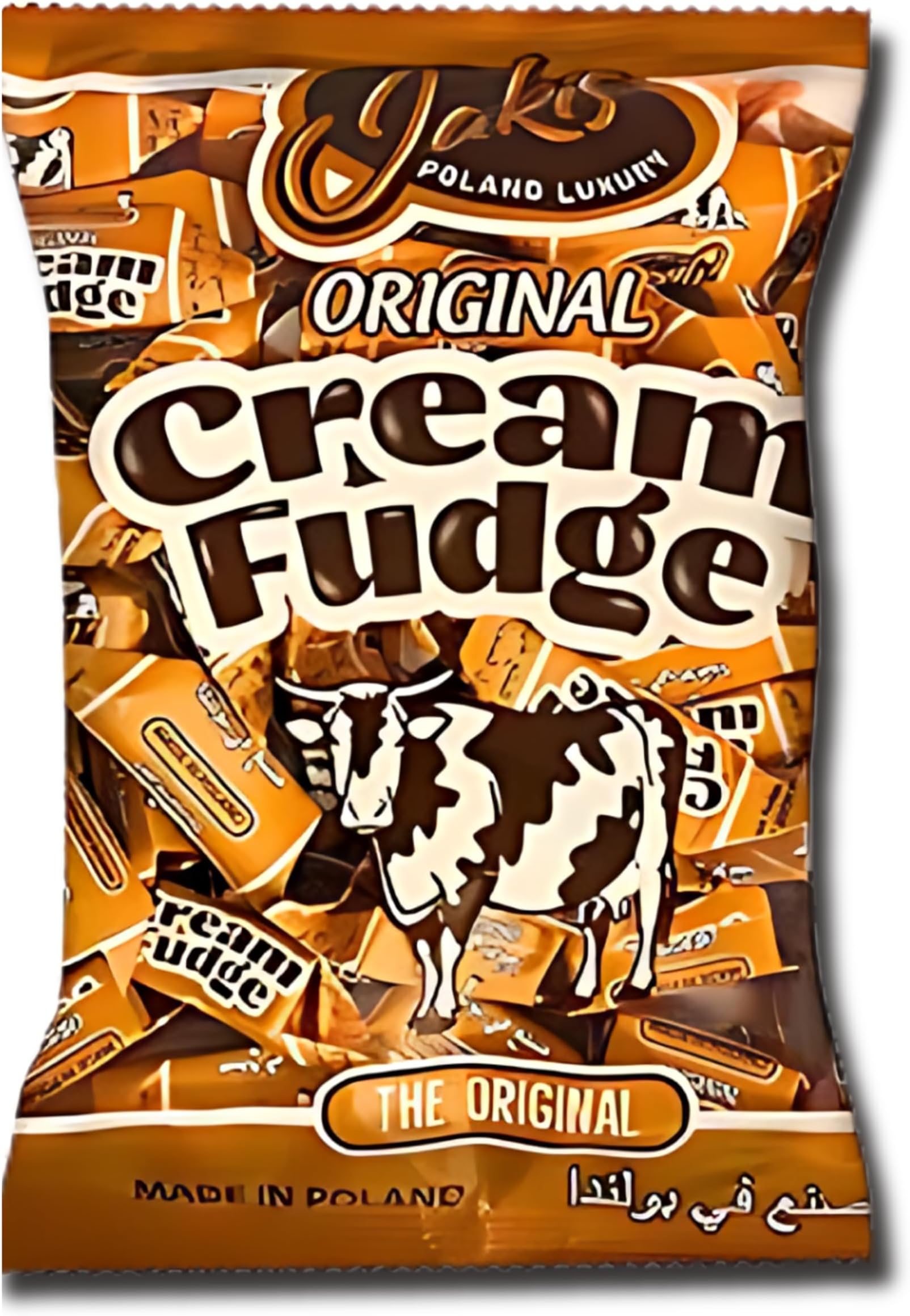 Poland Luxury Original Creamy Caramel Fudge 640 Grams, Rich Flavor of Orginal Fudge