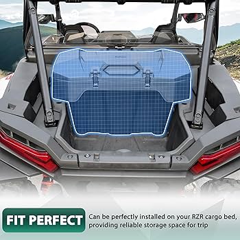 Amazon.com: POKIAUTO 82QT Forward Cargo Box for Polaris RZR