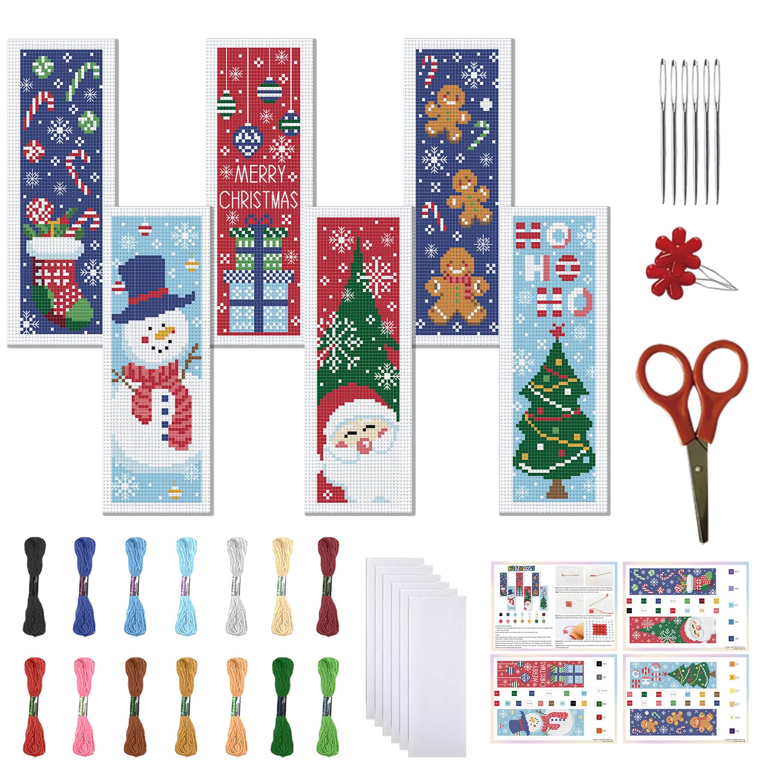 Cross Stitch Bookmark Kits - Handmade Crafting -12