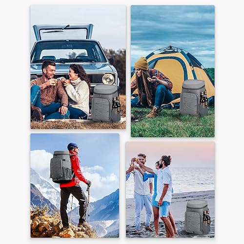 Miniatura 95 de Maelstrom Mochila enfriadora - Bolsa de almuerzo suave aislada para 35/50 latas para camping, playa, senderismo y compras Azul