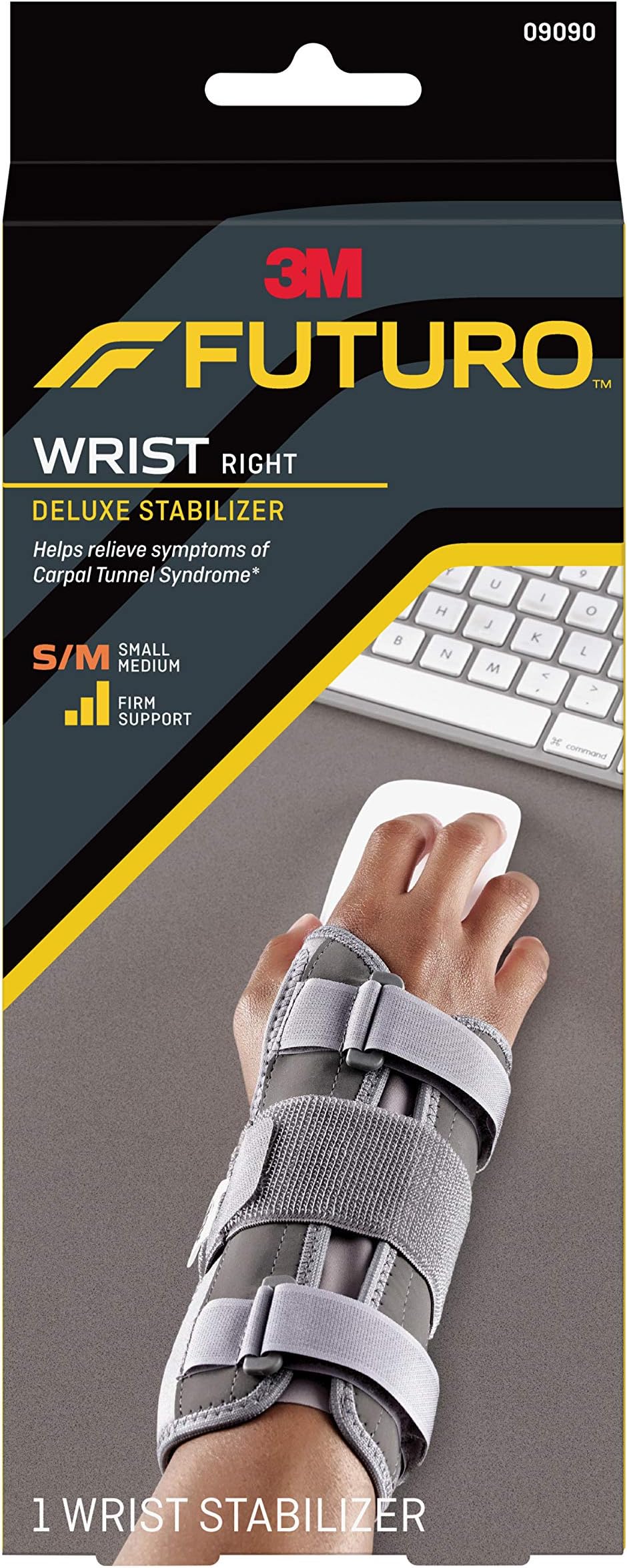 Deluxe Wrist Stabilizer Right Hand Small-Medium