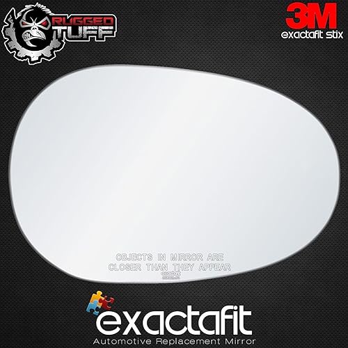 Miniatura 3 de exactafit 8992MR - Lente de repuesto para espejo lateral del pasajero para puerta derecha, compatible con Mazda Miata 1990-1997, Suzuki X-90