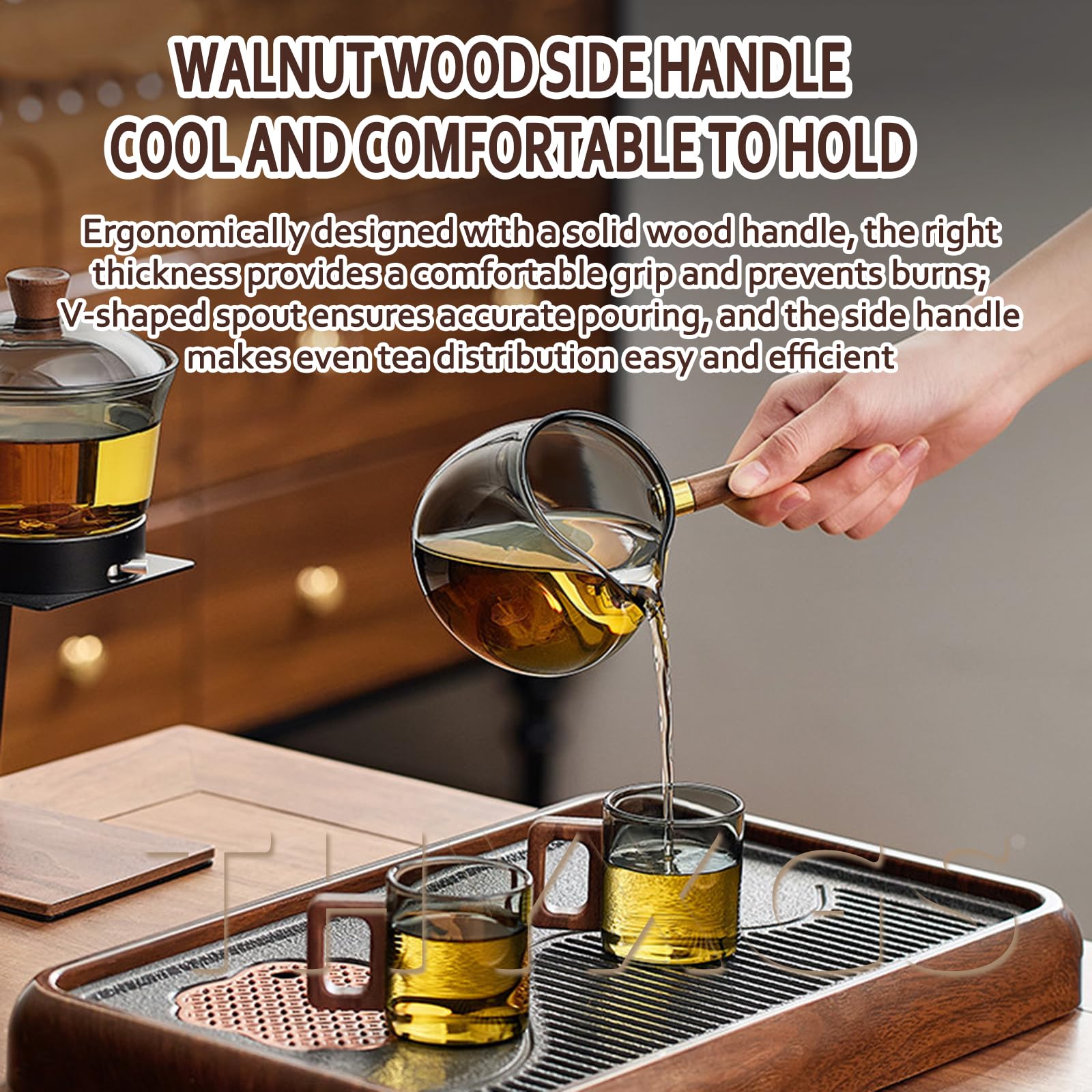 Infusore Automatico Magnetico per Il tè, Teiera in Stile Cinese con Infusore Automatico, Separazione tra tè E Acqua, Supporto in Lega, Rimovibile E Lavabile, per La Casa/casa da B