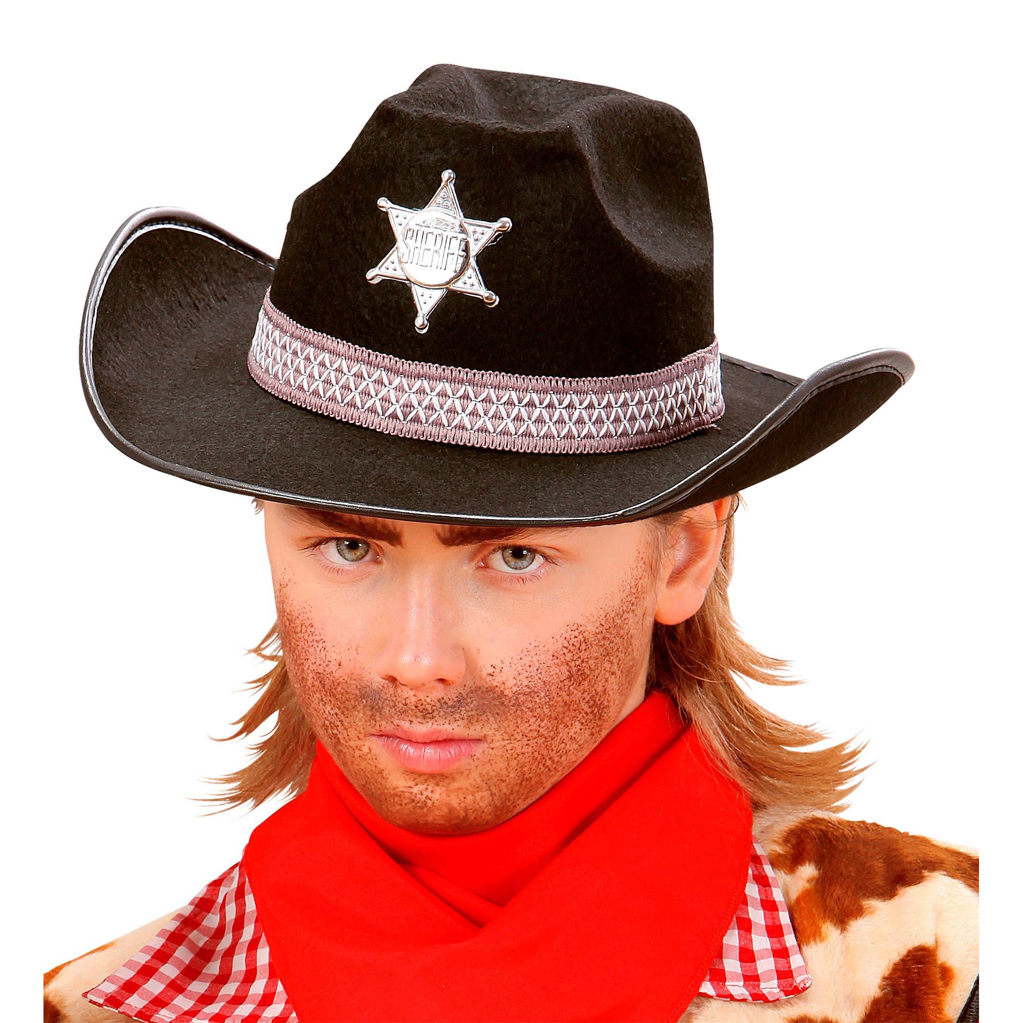 Miniblings Orecchini A Cappello Da Cowboy - Argento Indiano - Fatti A Mano A Berlino