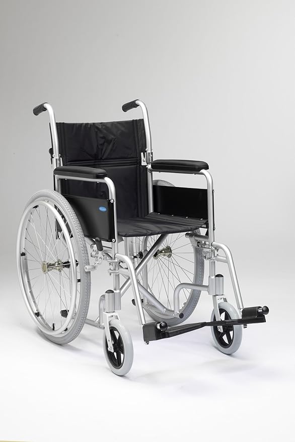 Lightweight folding Aluminium narrow self propelled wheelchair 16" seat