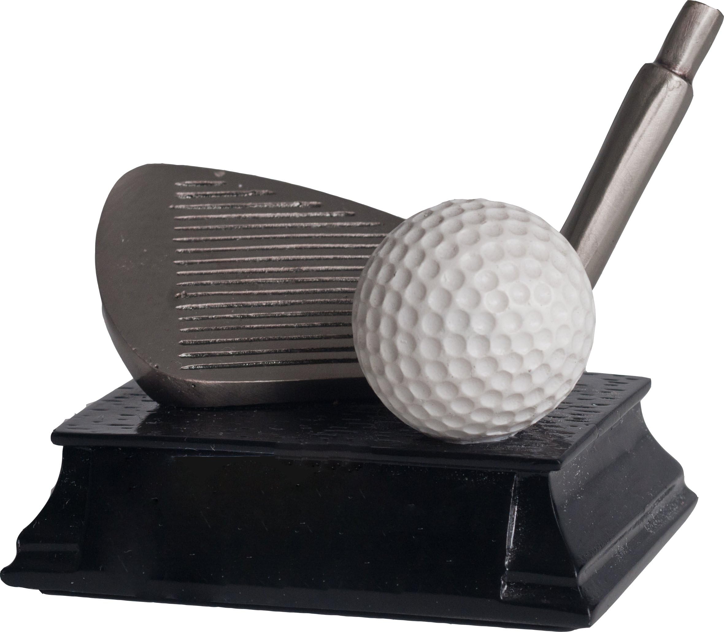 Pewter Golf Club with Ball Figurine