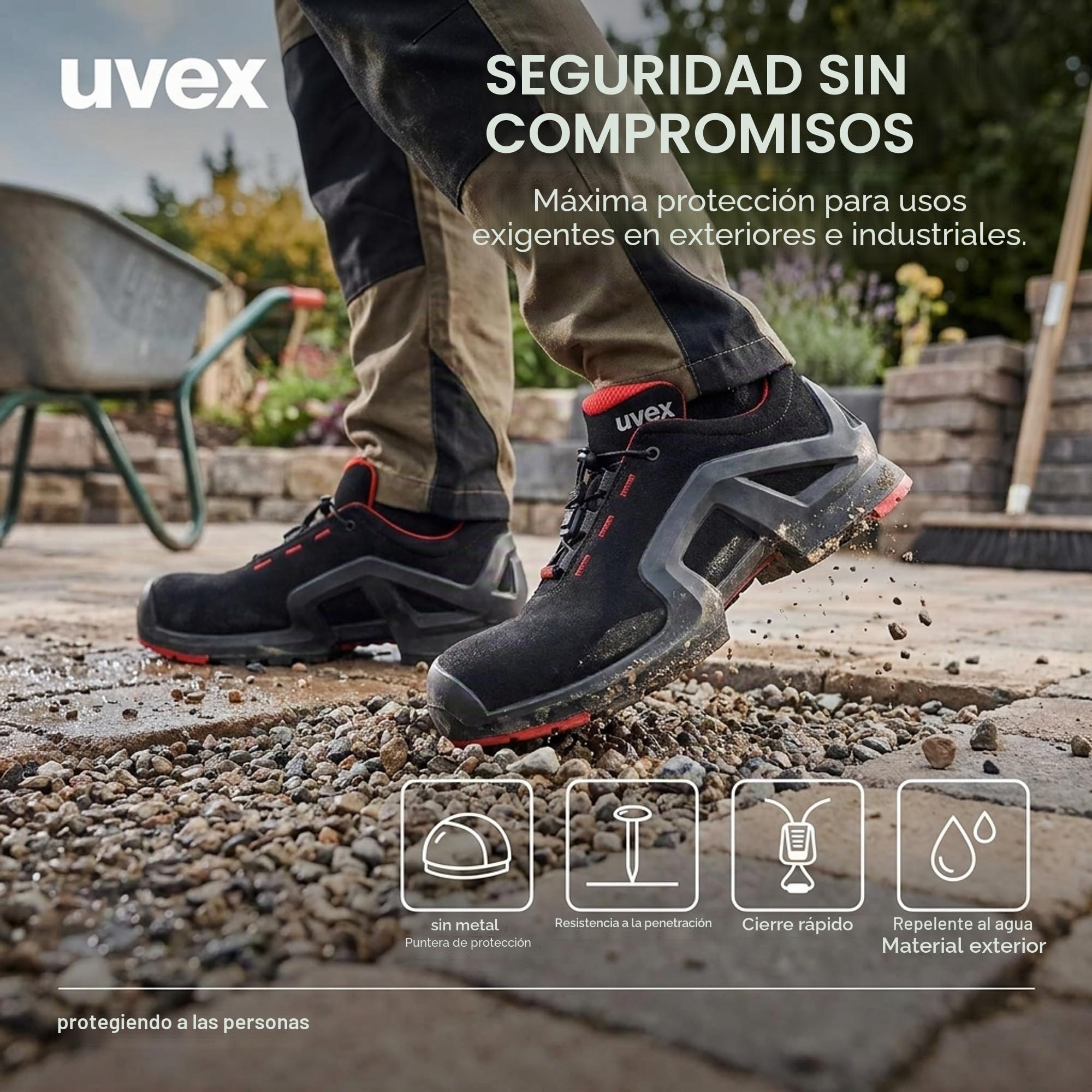 Uvex 1 Work Boots S1 - for Women & Men - W10 (Normal)