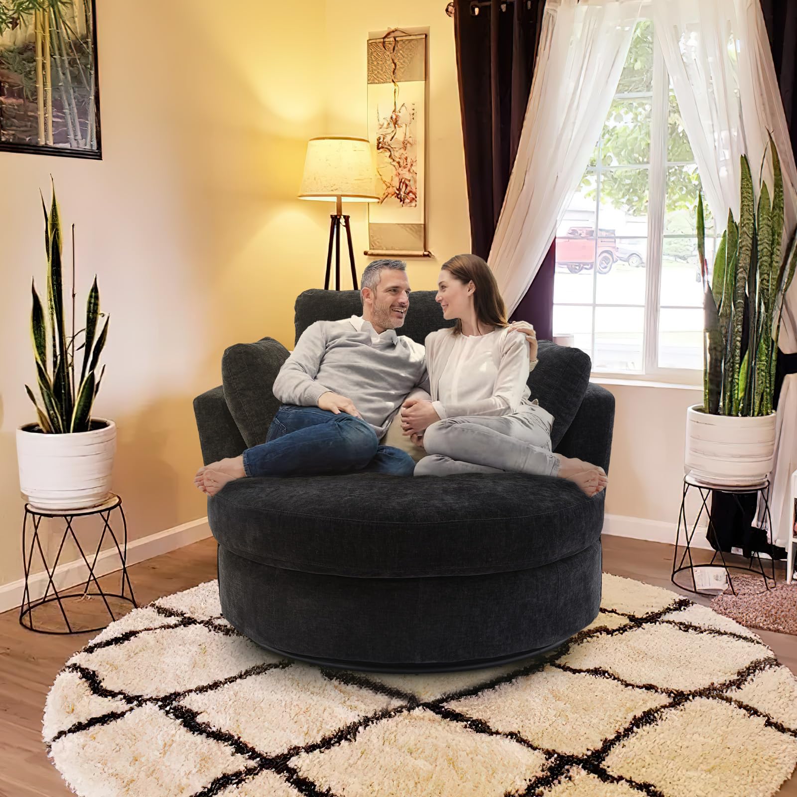Barrel Half Oversized Chairs
