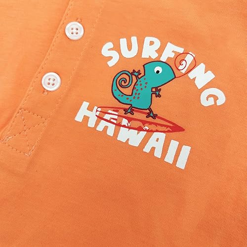 Miniatura 4 de Conjunto de ropa de algodón para niños pequeños y niñas de manga corta camiseta y pantalones cortos