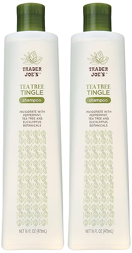 Miniatura 3 de Trader Joes Tea Tree Tingle Champú con menta árbol de té y eucalipto botánicos paquete de 2 por Kodiake