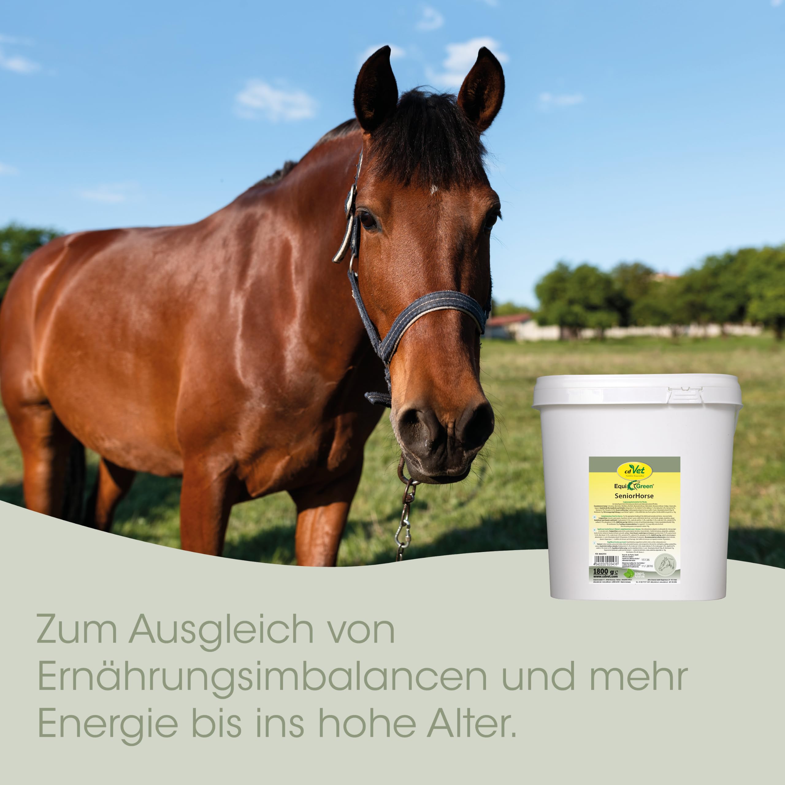 EquiGreen SeniorHorse 20kg - Nutritional Supplement for Senior Horses with Vital Vitamins and Herbal Support