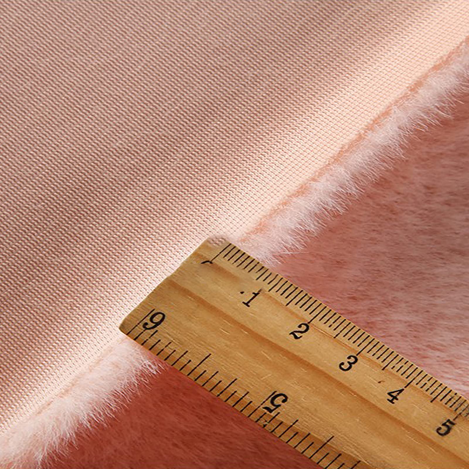 Tela De Peluche Por Metro Tela De Piel De Visón De Imitación Para Zapatos De Almohadas De Ropa 160 Cm De Ancho Vendido Por Metro(Color:Rosa verde)