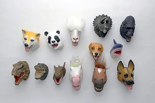 Miniatura 6 de Yolococa Gorila - Marioneta de mano realista de látex suave, juguete de cuentos, juego de rol, suministros para fiestas para niños