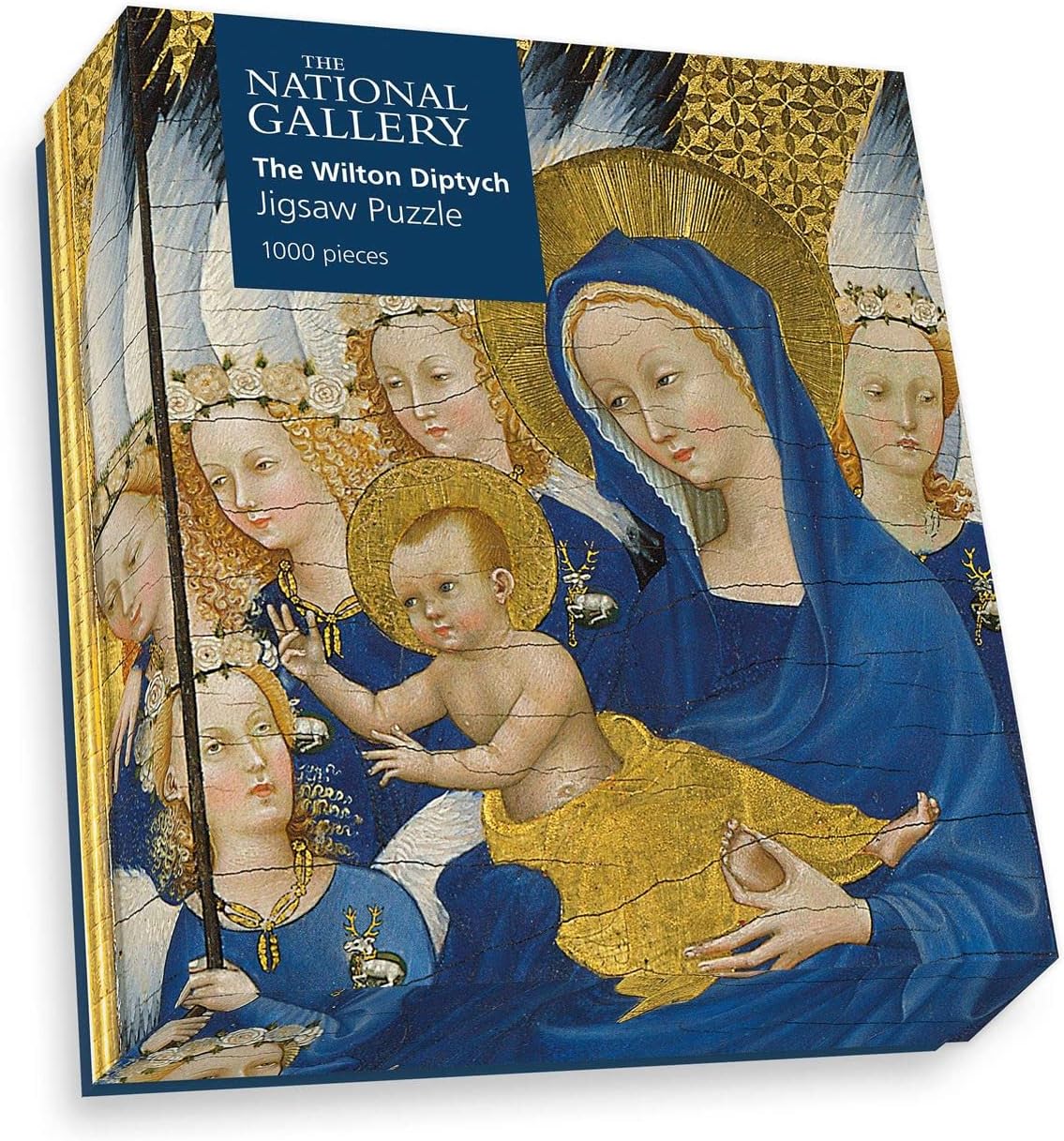 National Gallery Richard II Presented to The Virgin and Child by his Patron Saint John The Baptist and Saints Edward and Edmund ('The Wilton Diptych 1000 Piece Jigsaw Puzzle