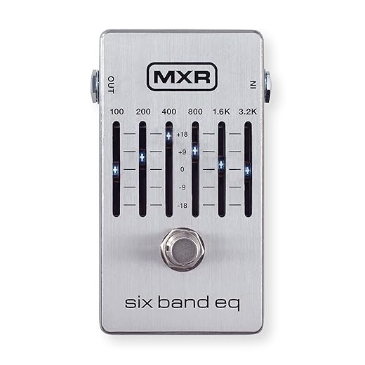 MXR M109S Mxr 6B Equalizer, Silver