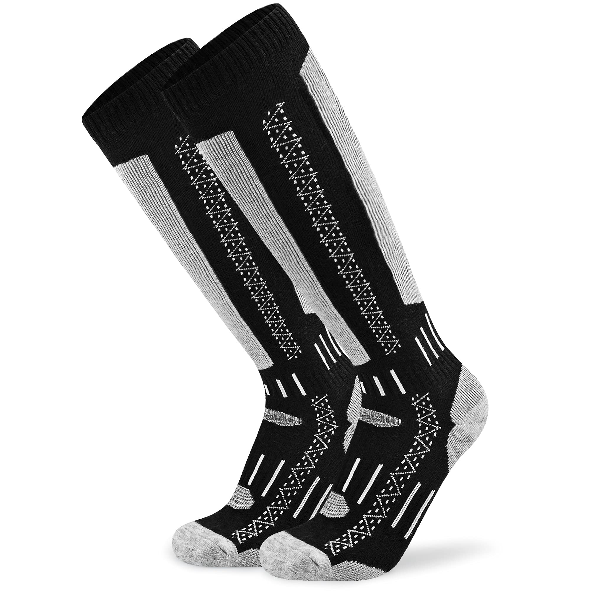 Busy Socks Merino Wool Ski Socks for Men Women, Winter Warm Socks for Skiing, Snowboarding, Outdoor Sports Cold Weather