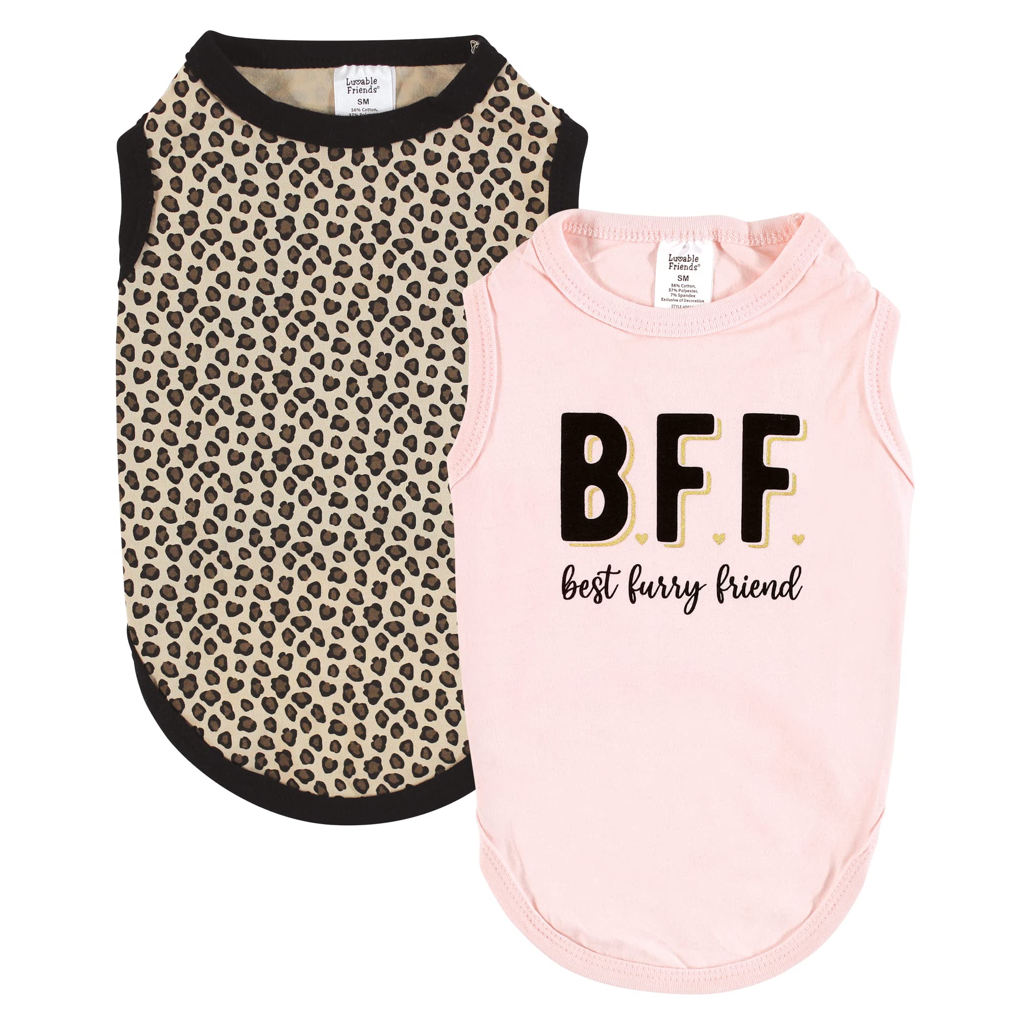 T-shirt léopard pour chien et chat Luvable Friends taille XS anti-froid